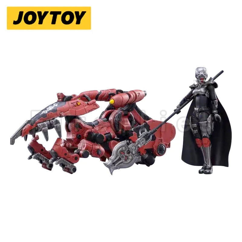 1/18 JOYTOY Action Figure Transformation Mecha Saluk Flame Dragon Cavalry Crimson Anime Model Toy Gift