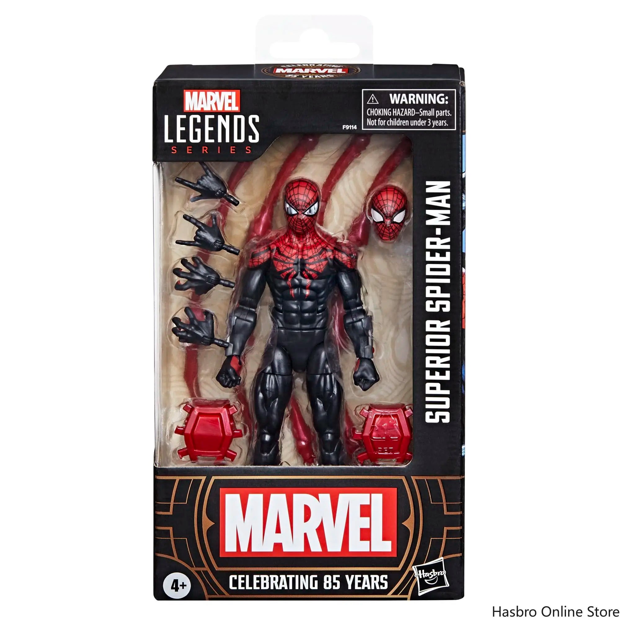 Hasbro Marvel Legends Series Superior Spider-Man, 85th Anniversary Comics Collectible 6-Inch Action Figure F9114
