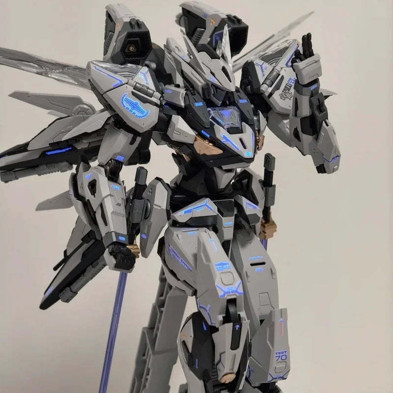 Transformable Anime Model Kit Alloy Skeleton Air Battle Type Collectible Action Figure - Assembly Required for Domestic Creation