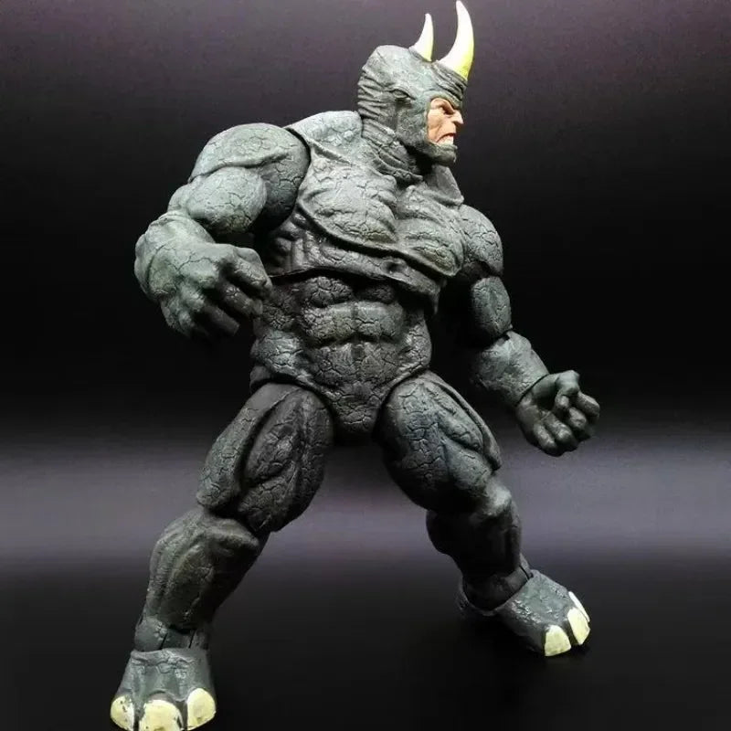 Anime X-Men Avengers villain hero 7inch Rhino joint Movable Action Figure Collectible Model Toy Figures gifts