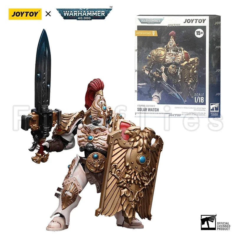1/18 JOYTOY Action Figure 40K Adeptus Custodes Solar Watch Vexilus Praetor Anime Model Gift
