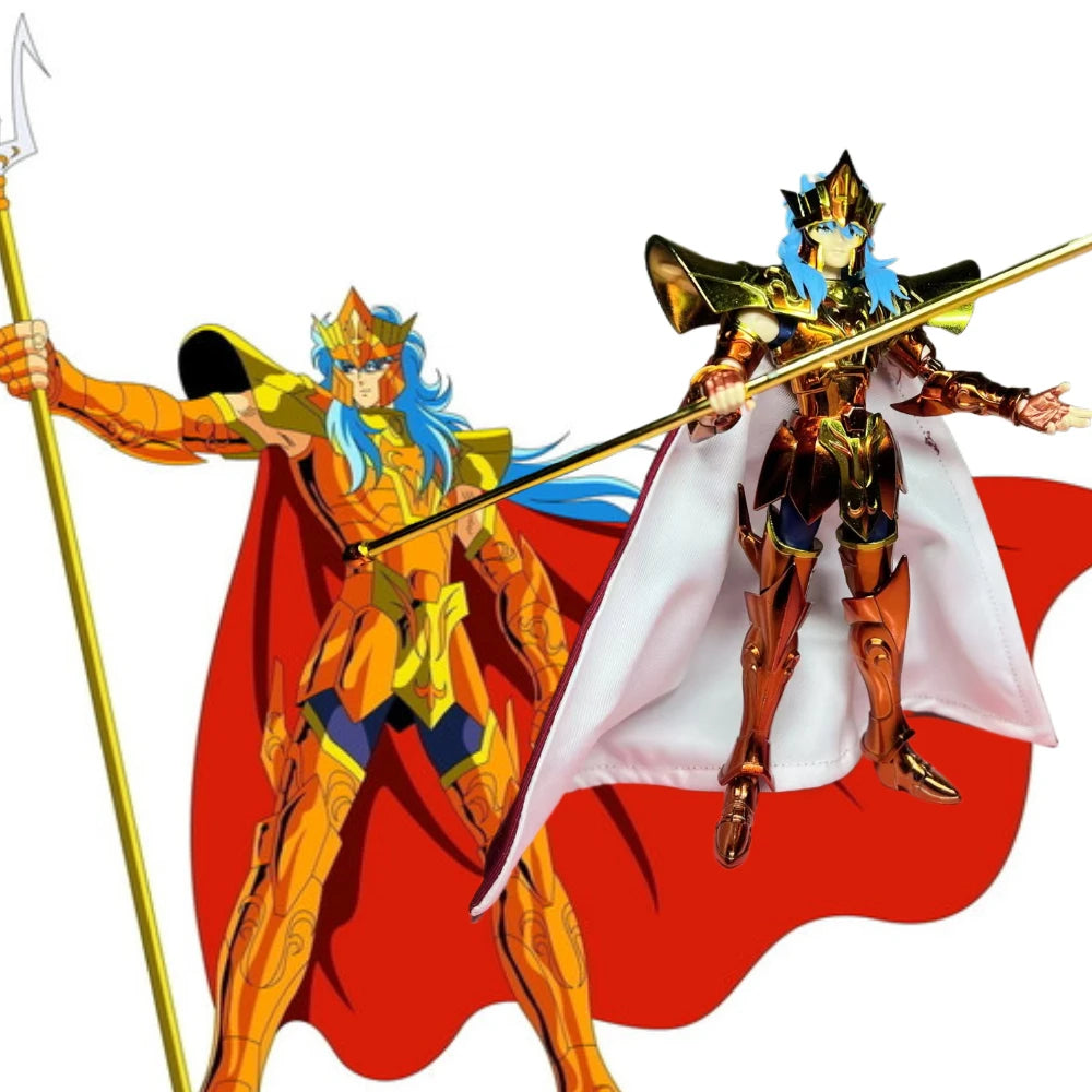 in Stock JM.MST Saint Seiya Myth Cloth EXM/EX Metal Poseidon with Casual Wear Gold Knights The Zodiac Anime Action Figure Toys