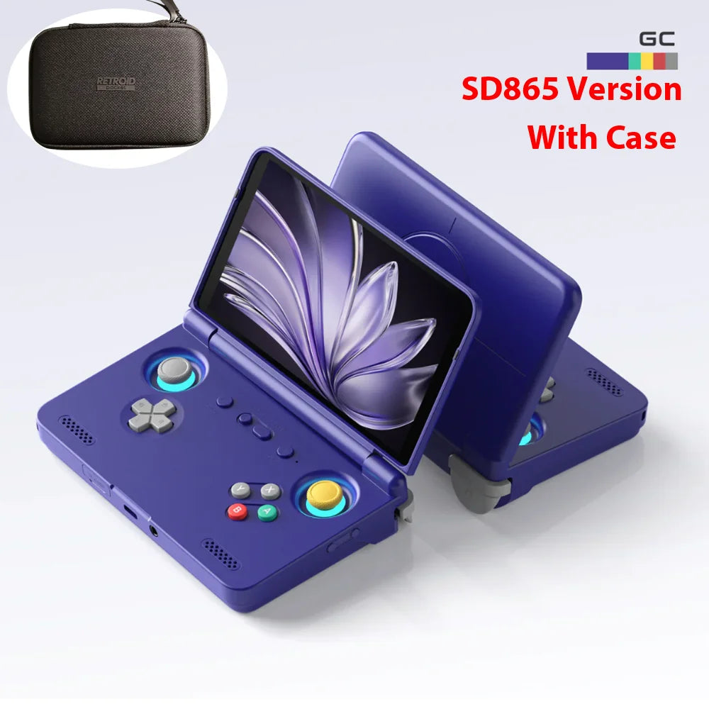 Retroid Pocket Flip 2 Handheld Game Console 5.5Inch AMOLED Screen SD865 RP Flip2 8GB 128GB Android System 5000mAh Wifi6