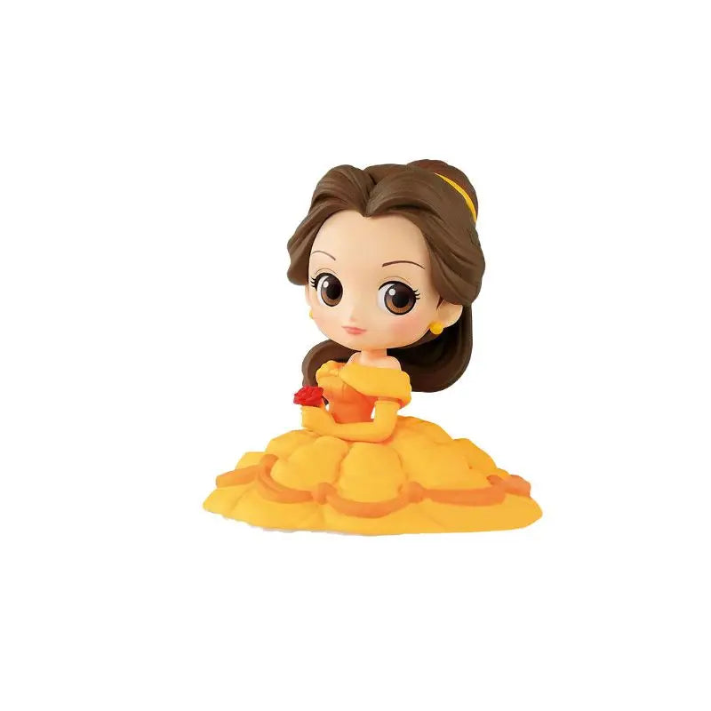 Bandai Original Disney Anime Figure Sitting Villain Doll Q Version Kids Toys Home Decoration Girl'S Birthday Model Toys Gifts
