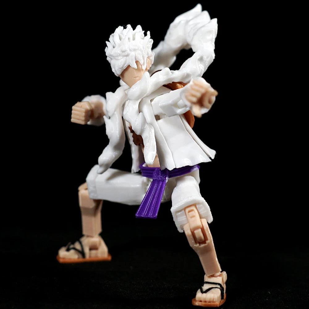 3D Printed ONE PIECE Monkey D Luffy Nika Toys Action Figures Anime Multi-Jointed Shapeshift Toy Mannequin Ornaments Model Gifts