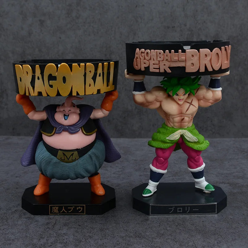 Dragon Ball Z Majin Buu Broly Ashtray Anime Car Decor Model Figure Men Gift