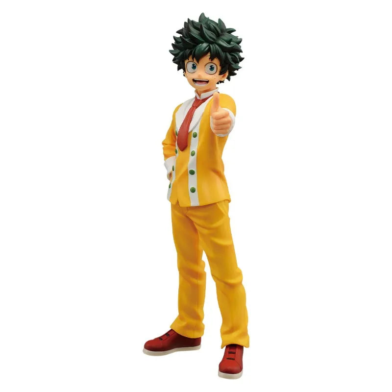 My Hero Academia Bandai Midoriya Izuku Bakugou Katsuki Kaminari Denki YAOYOROZU MOMO Аниме Фигура PVC Опакован модел Кукли Играчка