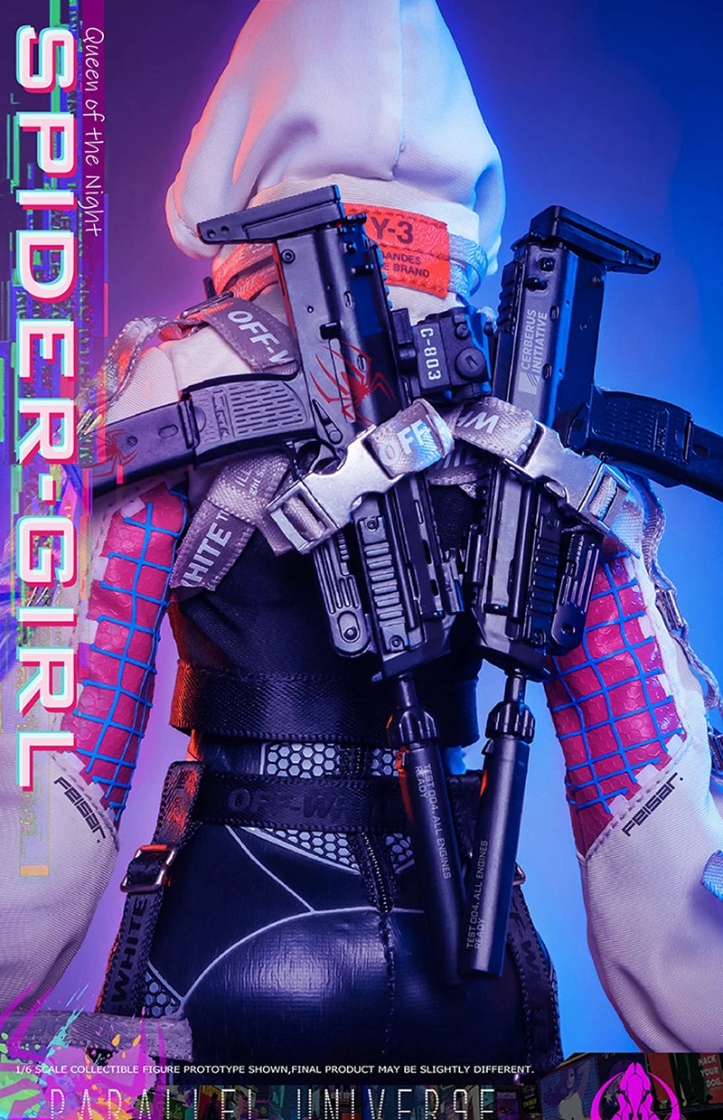 Collectible Original Elephant Toys ELE9002 1/6 Scale Female Soldier Spider Girl Anime Figure Model 12 inches Action Toys