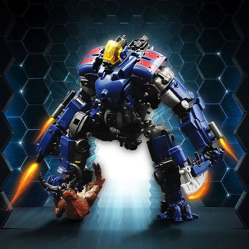 RIHIO Transform Robot Multi Abyss MM-003 Cutter Logistics Front Armor Assembled Transformer Mecha Anime Action Figure Toys Gifts