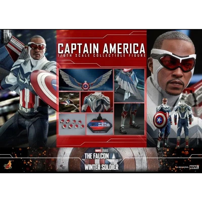 New Original Hot Toys Marvel CAPTAIN AMERICA TMS040 Action Figures Toys Gifts Collection