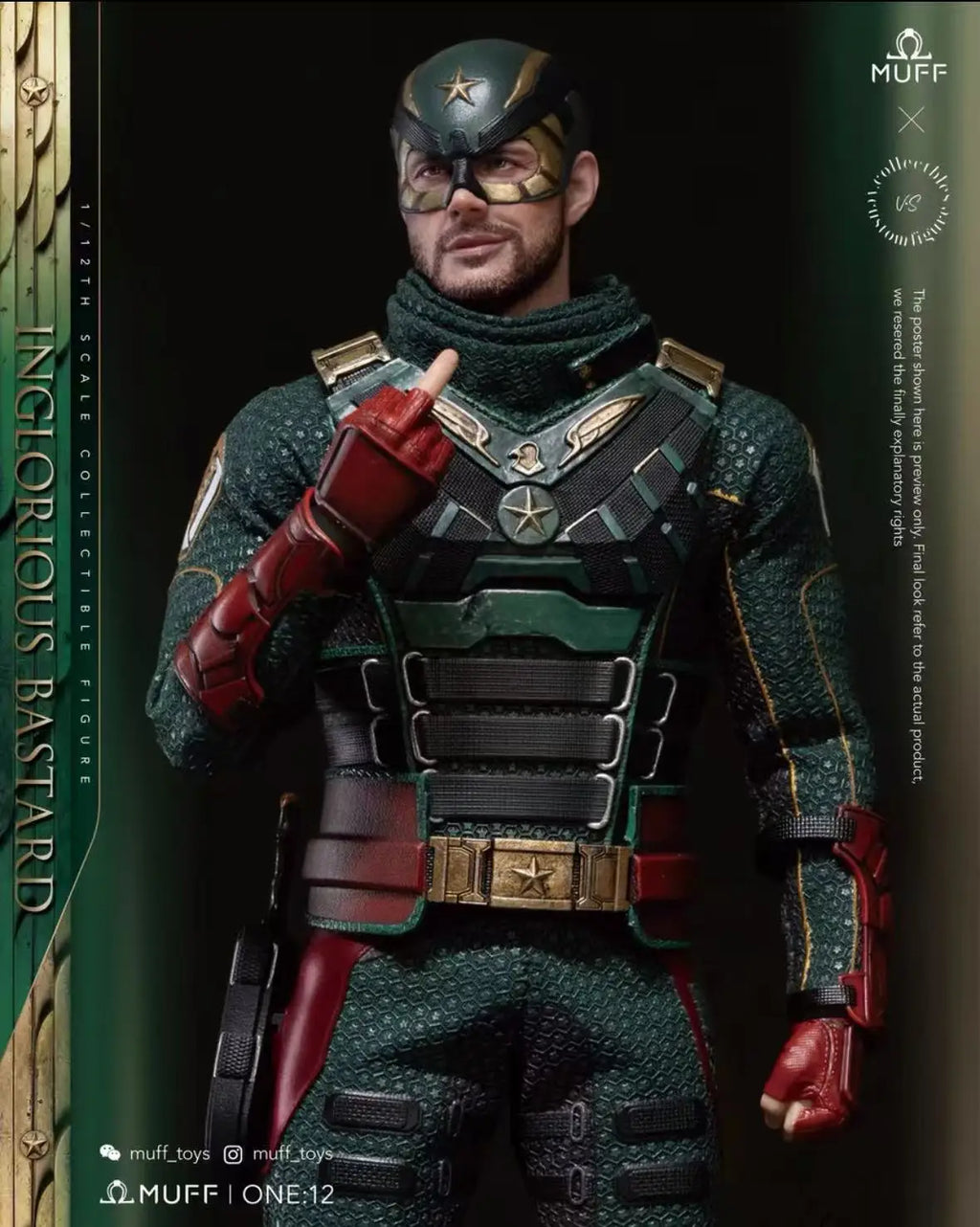 MUFF V.collectibles 1/12 Super Soldier MF08 High Quality Action Figure Gift Collection
