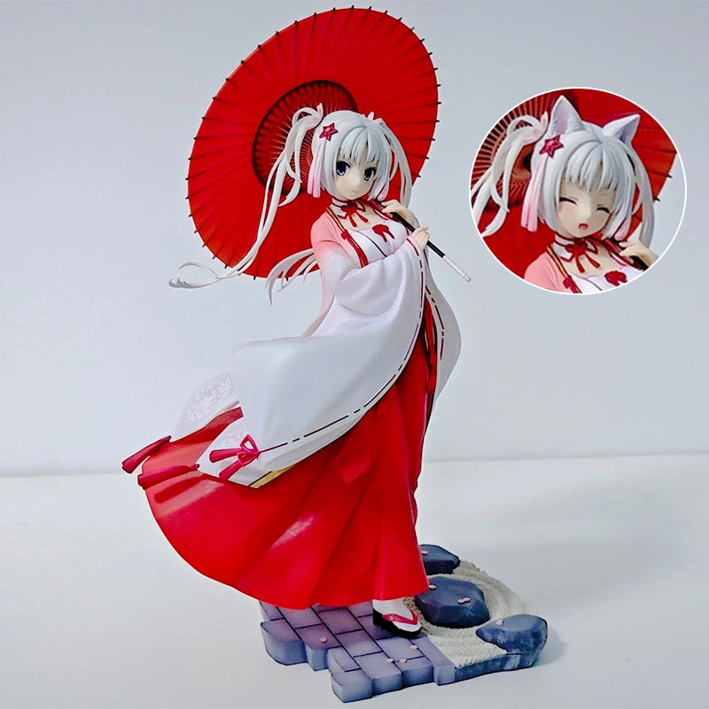 28cm Senren Banka Yoshino Tomotake Anime Girl Figure Murasame Action Figure Riddle Joker Ayase Mitsukasa Figurine Model Doll Toy