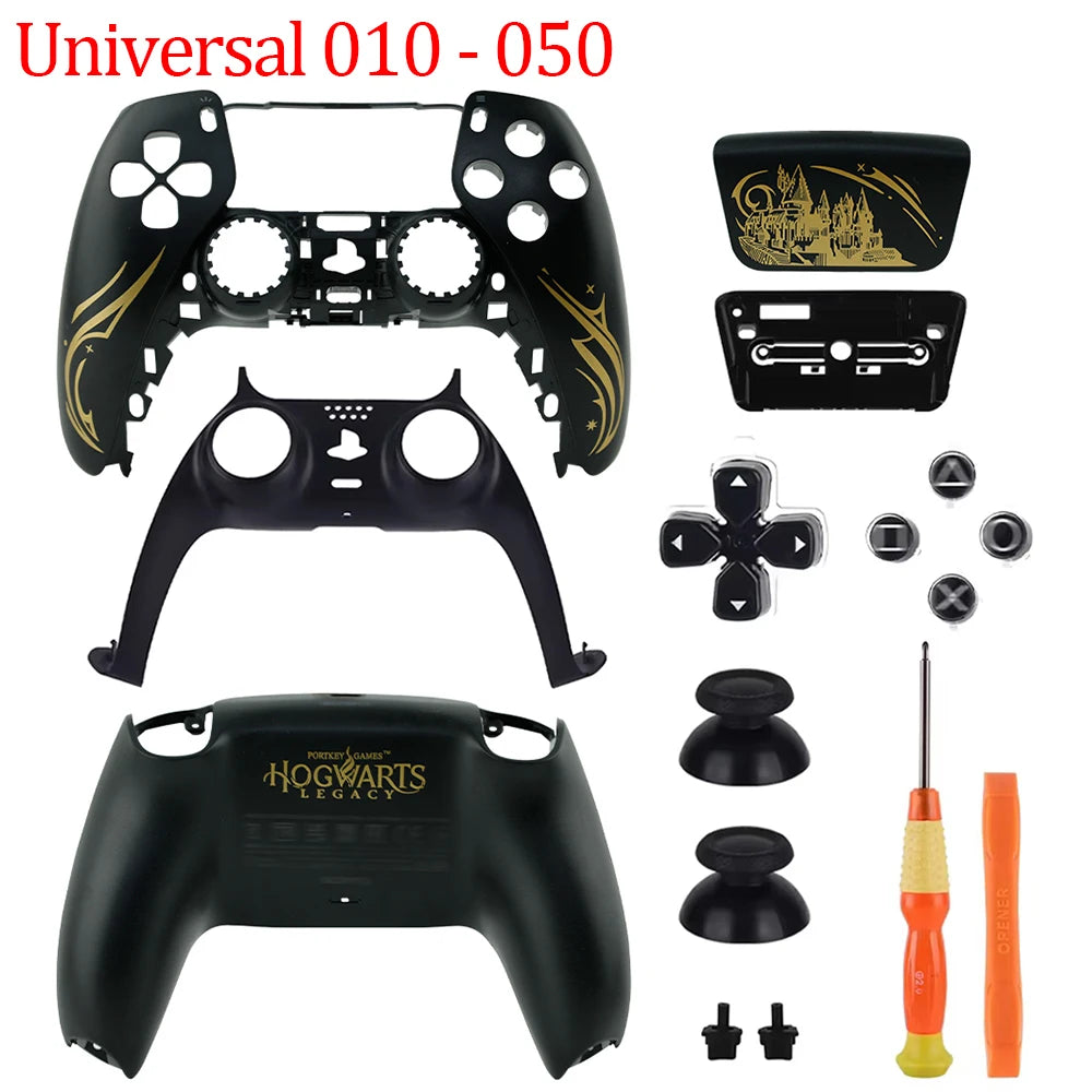 For PS5 Controller Limited Customized Housing shell kit BDM-010/020/030/040/050 Front Back Touchpad Cover Shell 3D Cap Buttons