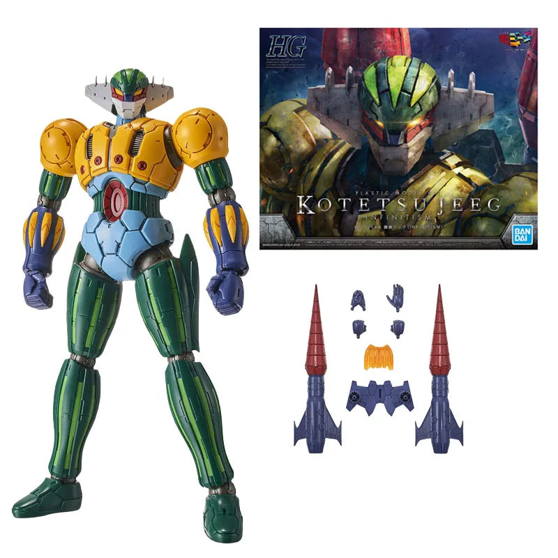 24 Hours Delivery Bandai Anime HG MAZINGER Z GENDIZER GETTER KOTETSU JEEG MAZINKAISER Original Model Toy Action Figure Gift