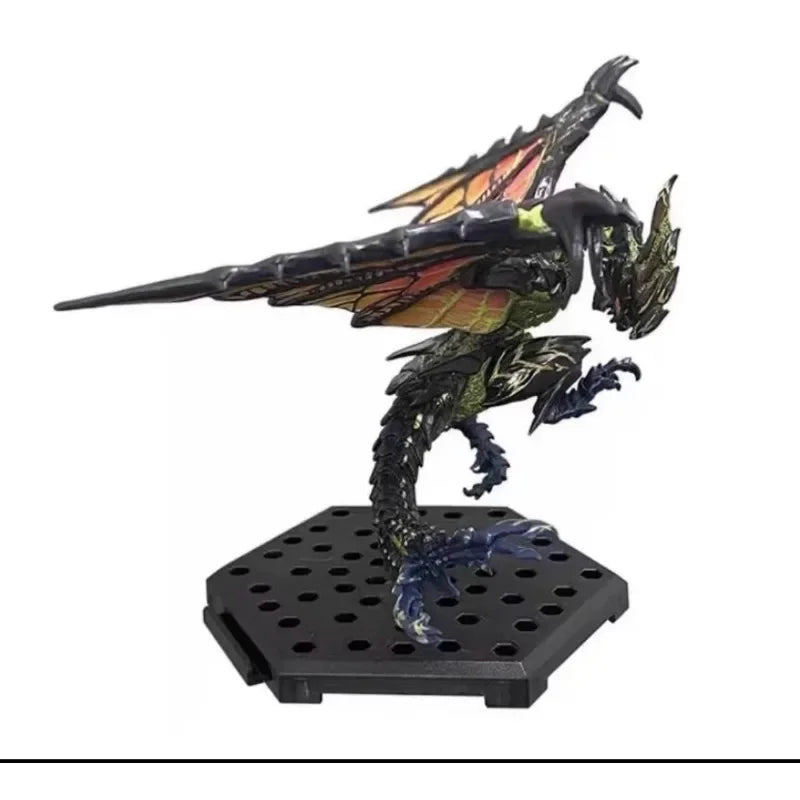 Monster Hunter World Iceborne Action Figure PVC Model, Nergigante Tigrex Basarios Dragon Collectible Decoration Toy for Adults