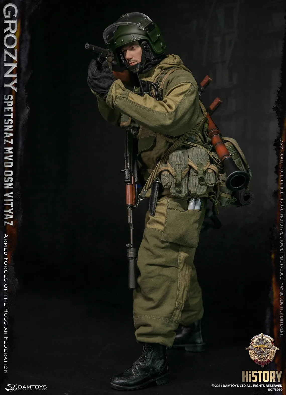 DAMTOYS DAM 78090 1/6 Soldier Doll SPETSNAZ MVD OSN Vityaz GROZNY Full Set 12'' Action Figures Model Toy In Stock