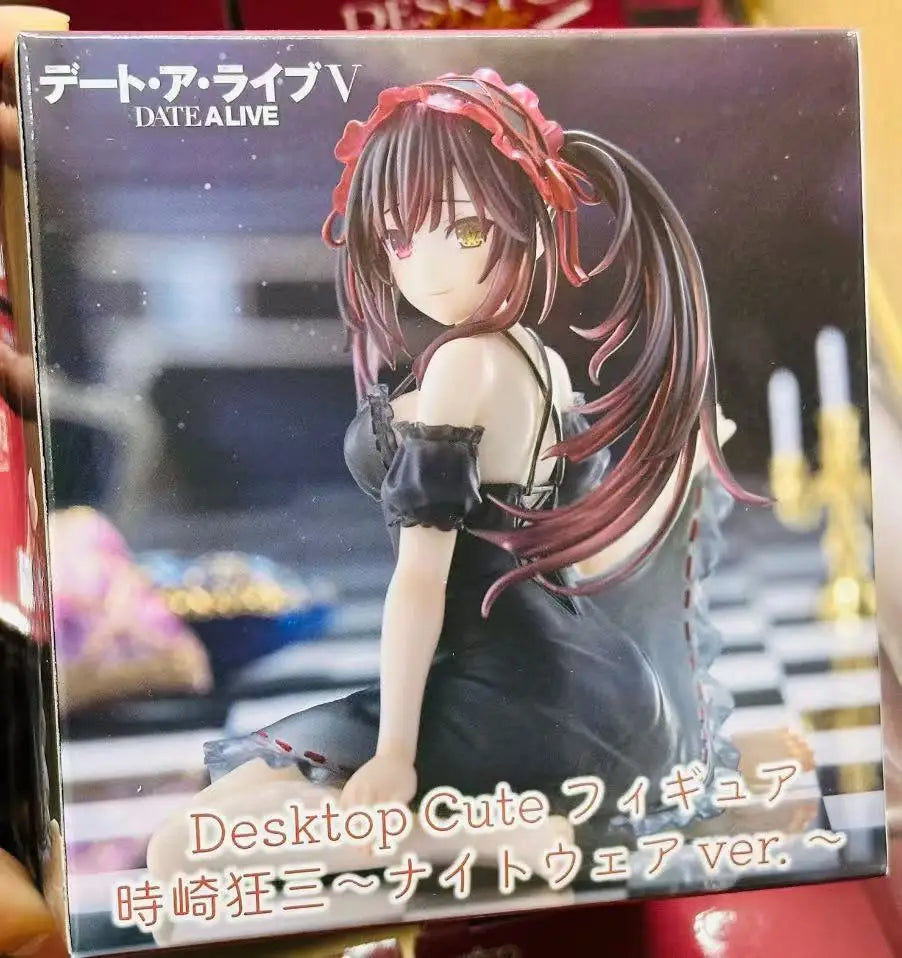 In Stock Original TAITO Date A Live V Desktop Cute Figure Yatogami Toka Tokisaki Kyozo ~ Bunny Ver. Nightwear Ver Toys Ornaments