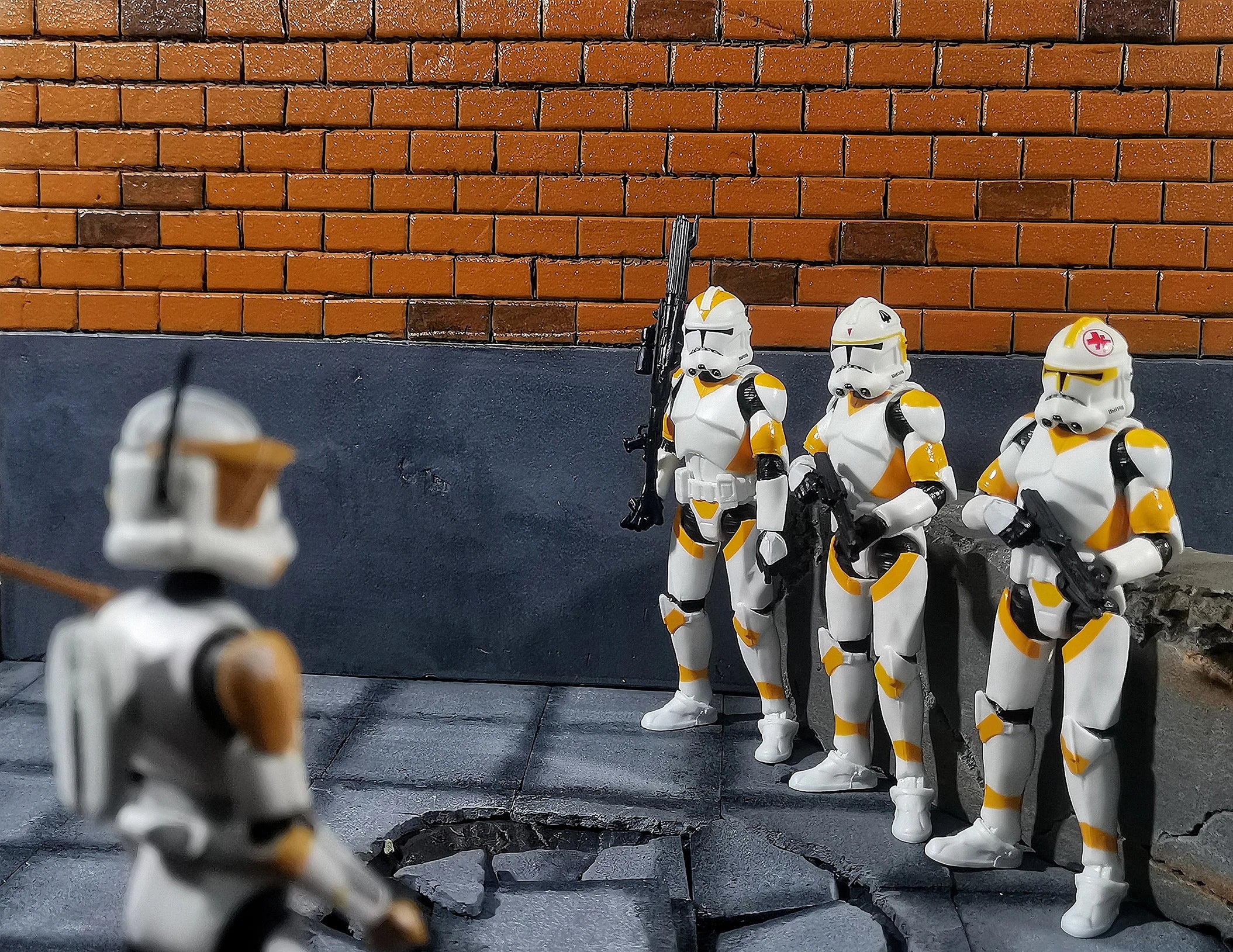 Star Wars 3.75 Inch  Clone Trooper 1/18   212th Cody OBI-WAN BOIL ARF  P1 P2 Action Figure Toys Model Loose