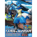 In Stock Original Genuine BANDAI NAMCO Pokemon PLAMO COLLECTION SELECT SERIES 44 Riolu and Lucario Assembly Action model gift