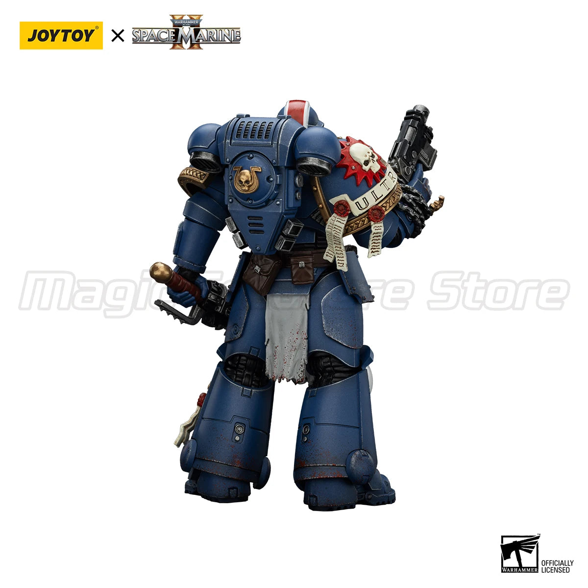 【MT】JOYTOY 1/18 Action Figure Warhammer 40K Ultramarines Lieutenant Titus-Collectors Edition Anime Model Toys Gift