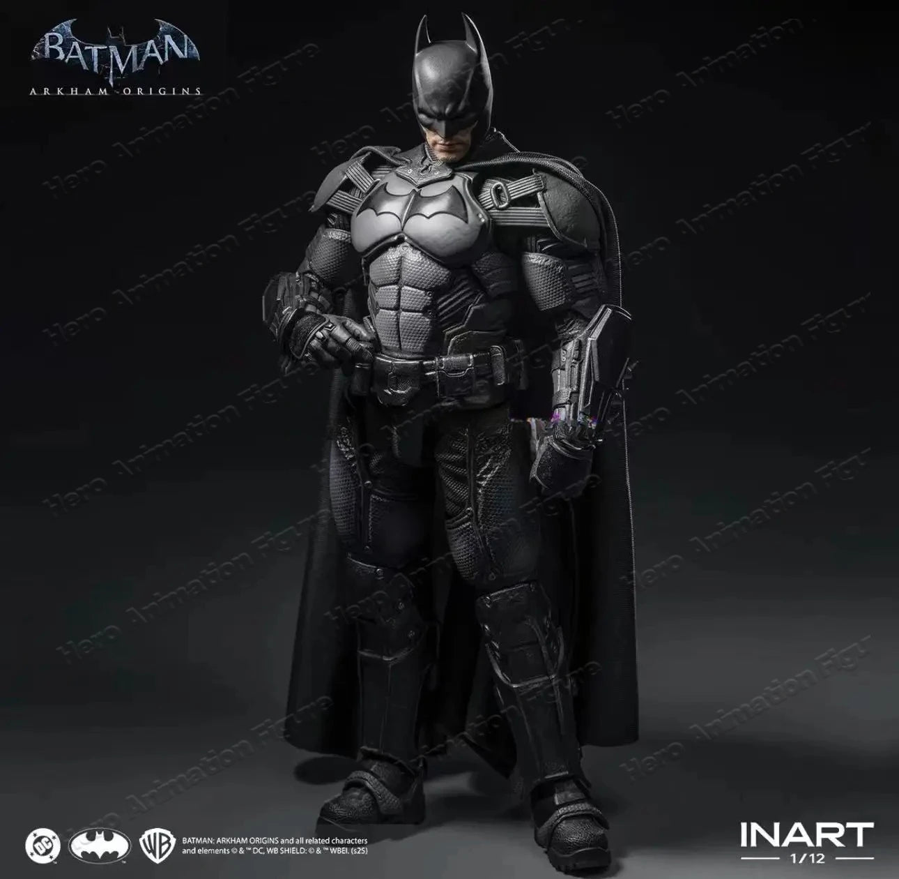 Out of stock INART "Batman: Arkham Origins" Batman 1/12 Action Figure Soldier Standard Edition