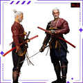 【 in Stock 】 Jiujiang Authentic Original White Wolf Warrior Mobile Doll Soldier Handmade Model Toy Gift Collection