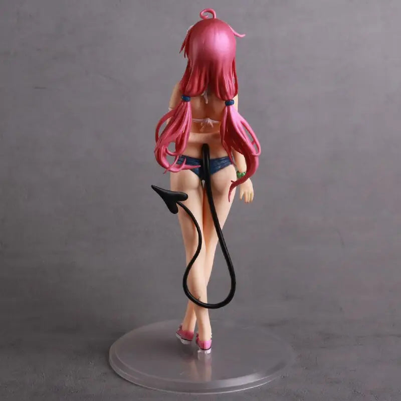 22cm Anime To love swimsuit Amiami kawaii standing posture Action Figure PVC model Toys doll Desk Decor car ornament Gifts