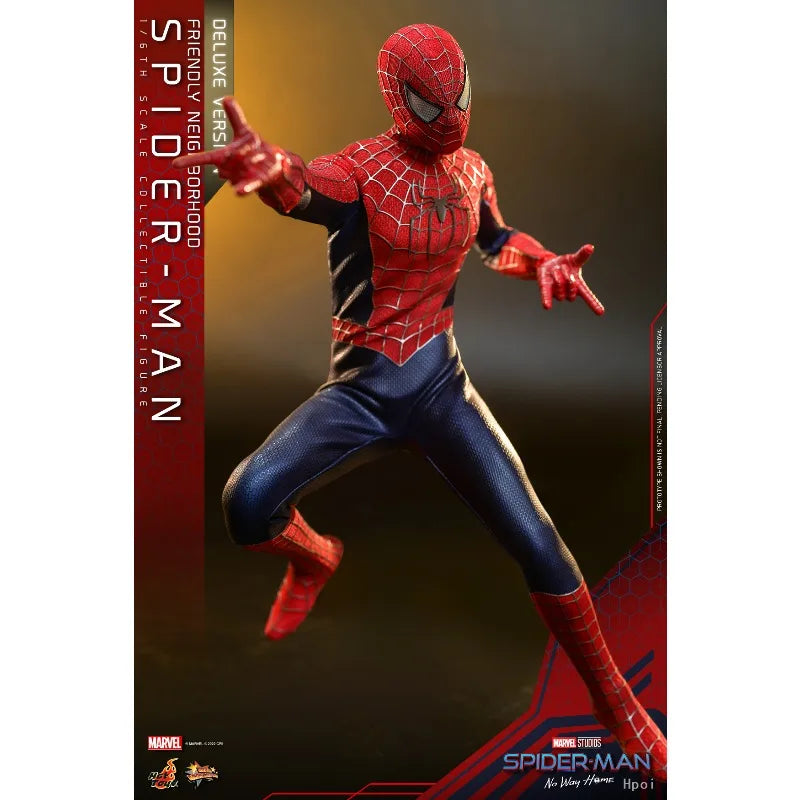 Original MARVEL SPIDER-MAN: NO WAY HOME FRIENDLY NEIGHBORHOOD SPIDER-MAN Anime Figure Model Toys Collection