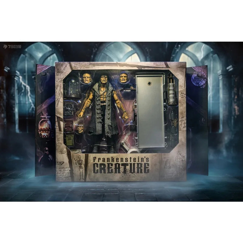 Four Horsemen Studios Genuine Figura Obscura Series Frankenstein and The Christmas Spirit of The Past: A Mobile Model Toy