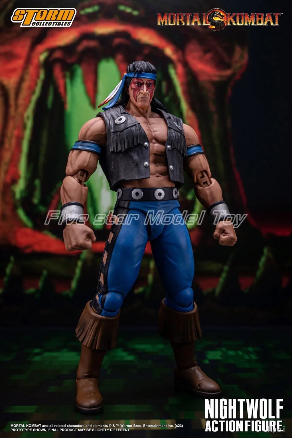 【FS】Storm Toys  NIGHTWOLF - MORTAL KOMBAT 1/2 Action Figures Model Toys Gifts