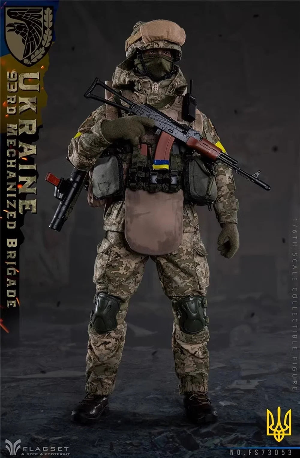 1/6 Flagset FS 73053 War Battle Soldier Warrior Operator Full Set Moveable Action Figure Gift For Fans Collect