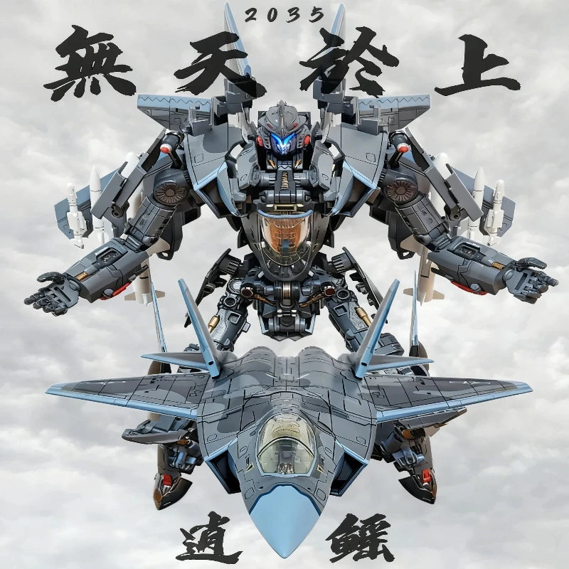 TOUCHTOYS 1/18 Carefray J35-C Carrier-Based Aircraft Alloy Finished Model Action Figures With Stand Transformable Mecha Toy Gift