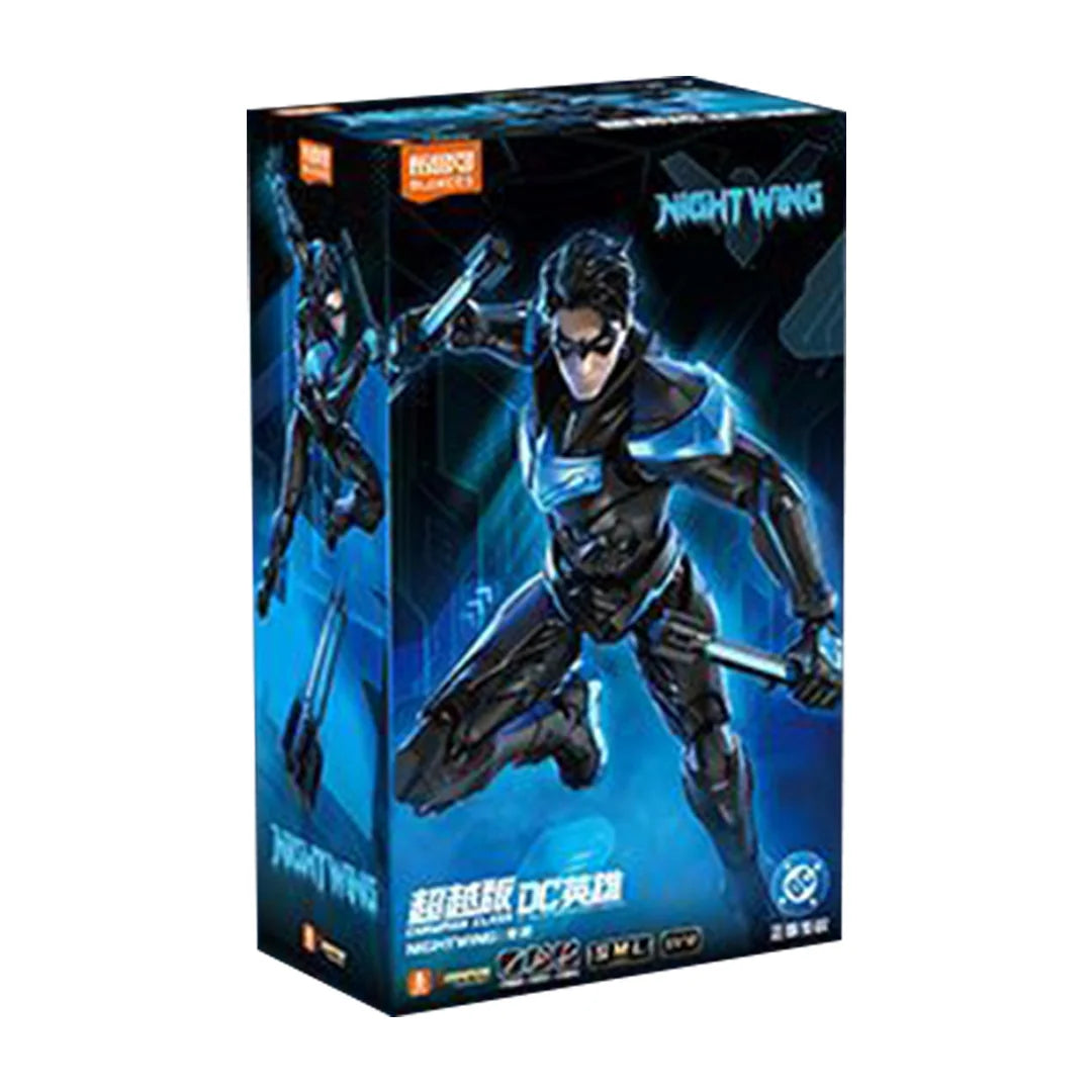 New Blokees DC Heros Series Champion Class Nightwing Robin Action Figures Movable Model Assembled Figures Superman Batman figure