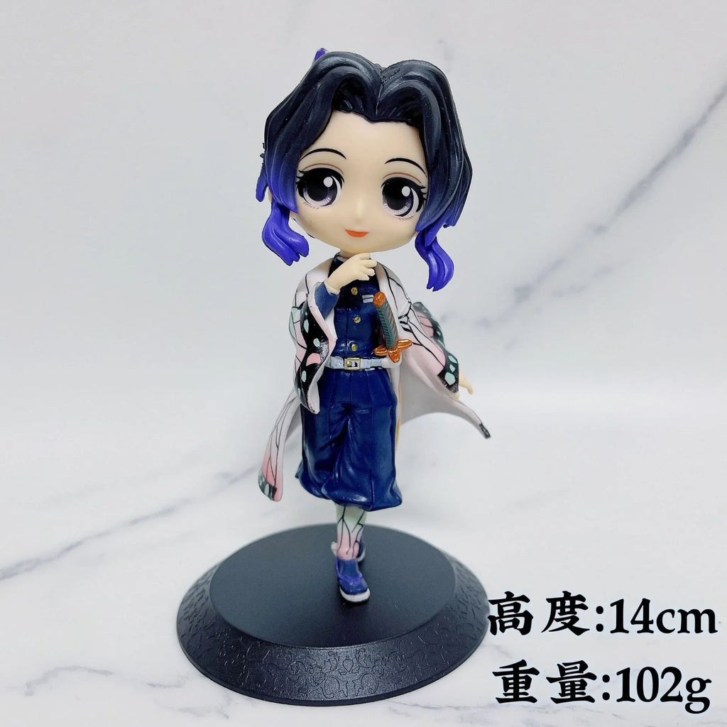 Anime Demon Slayer Action Figurine Kimetsu No Yaiba Figure Kamado Tanjirou Nezuko Agatsuma Zenitsu PVC Model Doll Toys