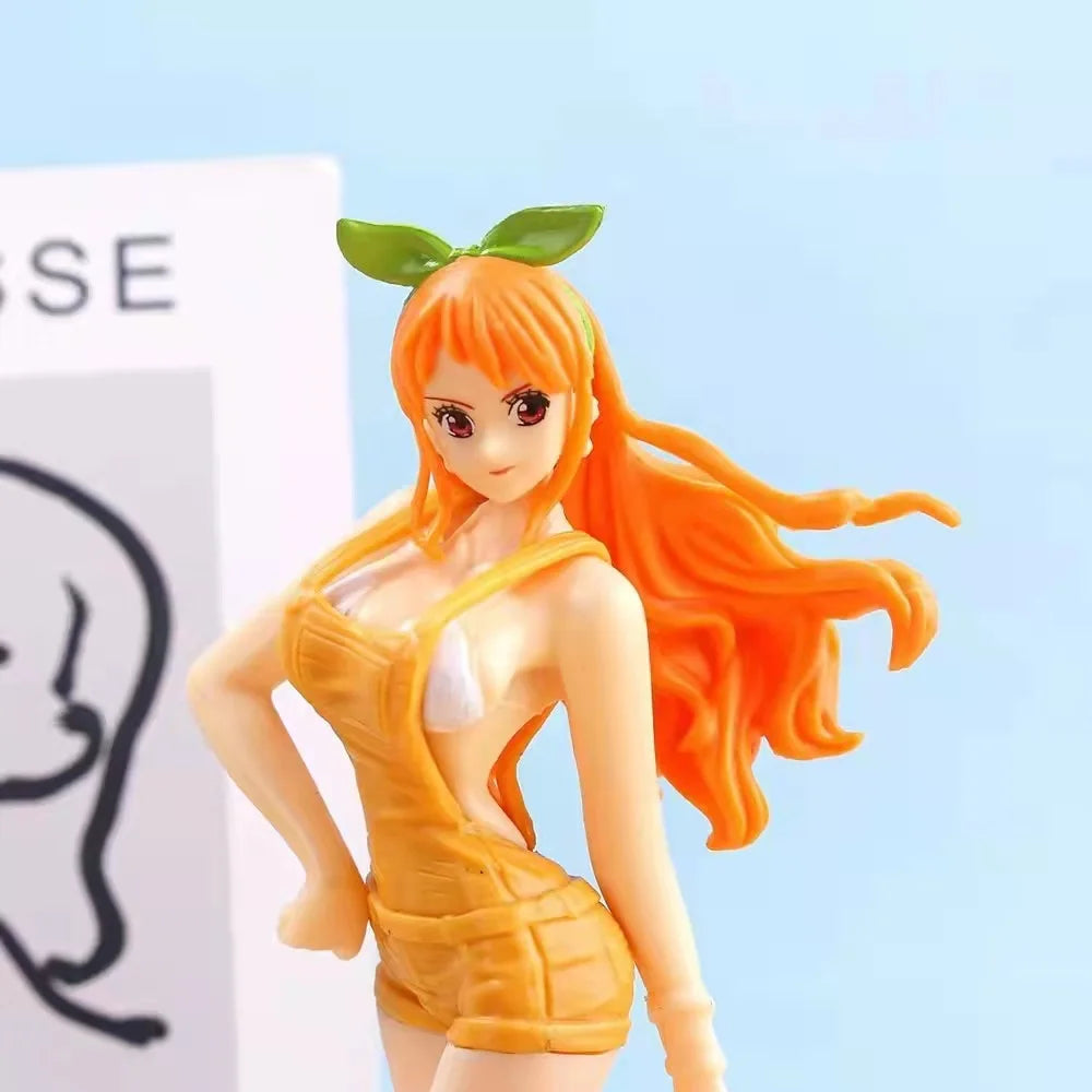 17 см One Piece Figures Nami Figurine PVC Statue Manga Model Doll Collection Room Decoration Gifts