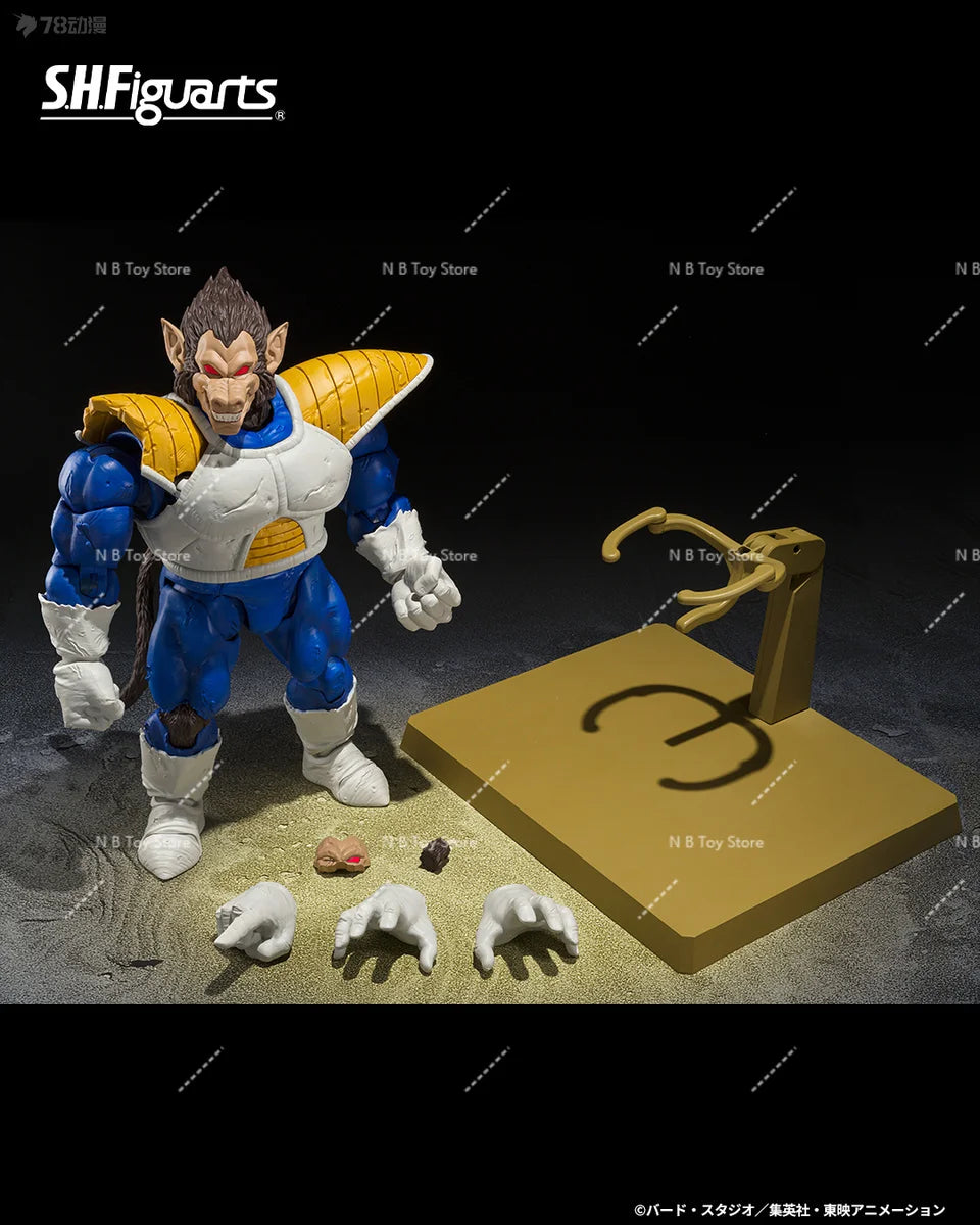 In Stock Bandai SHF Dragon Ball Great Ape Vegeta Gorilla Giant Ape Bick Great Demon King Sun Gohan (Beast Form) Collection Gift