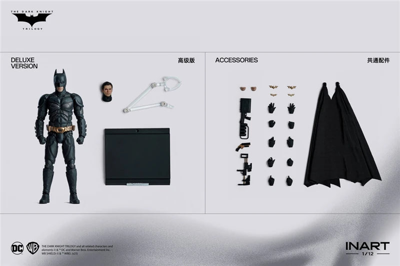 INART 1/12 Male Batman Dark Knight Rise Hg-M0001 Bruce Wayne Bell Scene Accessory Library For 6in Action Figure Model