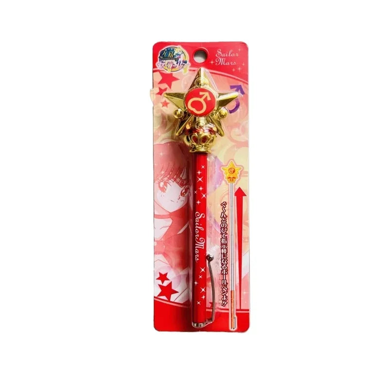 【IN SHELF】Sailor Moon 20th Anniversary Transformation Pen Anime Action Figures Model Kids Toy