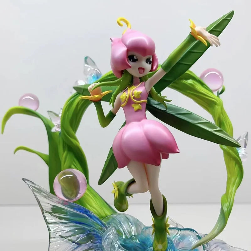 19 см Digimon Adventure AN Lilymon ﻿ Аниме периферни устройства фигурки модел цвете безсмъртен звяр статуя модерни играчки декоративен подарък