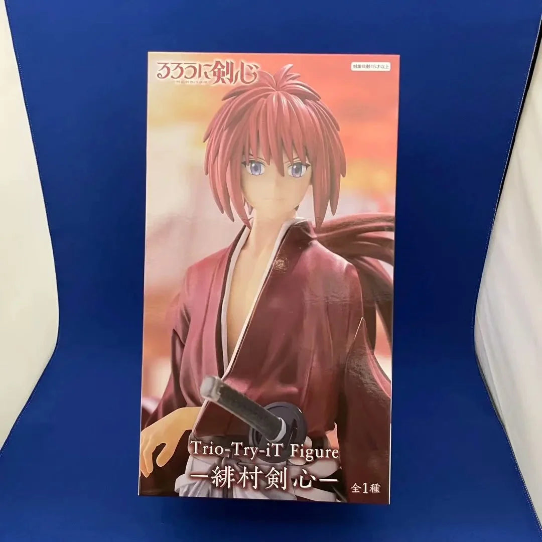 Original FuRyu Trio-Try-iT TTT Rurouni Kenshin Himura Kenshin Anime Figure Toys PVC Model Collection Birthday Gift