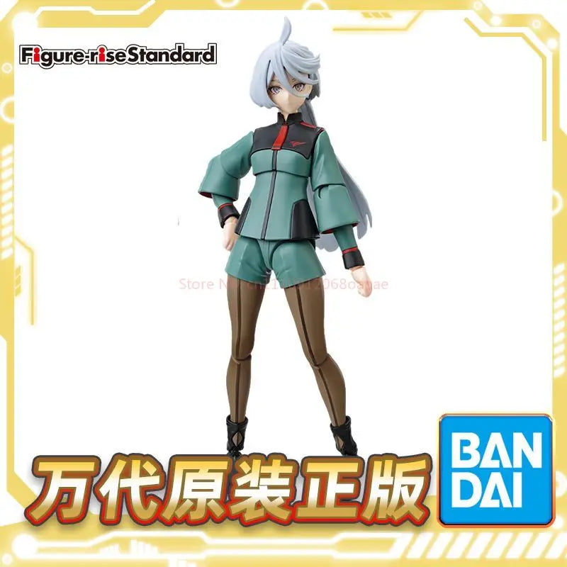 BANDAI  Genuine Figure-rise Standard Miorine Rembran Assembled Model Anime Action Figures Assemble Model Toys For Gifts Original