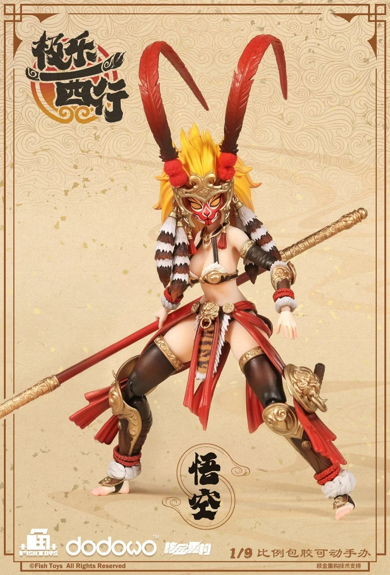 【Pre-Sale】 Dodowo X Fish Toys Journey to the West Wukong 1/9 Girl Action Model Collectible Figure Toys