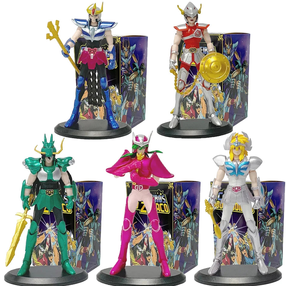 19CM Аниме Фигурка Phoenix Ikki Hyoga Seiya Shiryu Постоянна Броня Модел Детски Играчки PVC Кутия Детска Колекция Декорация