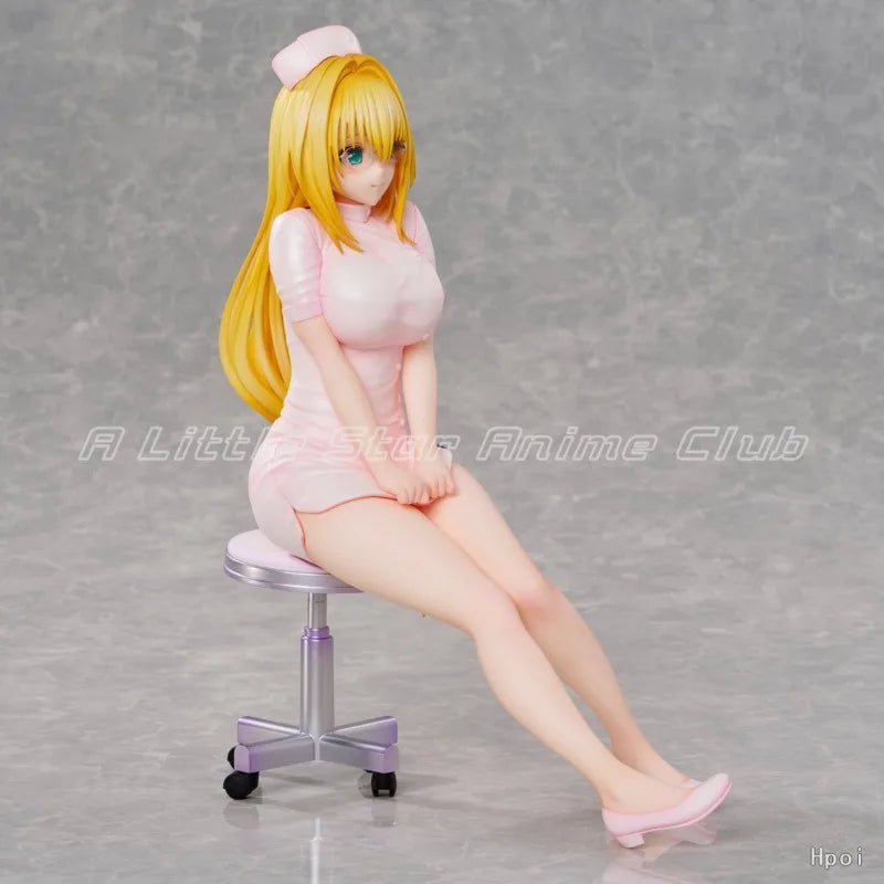 In Stock Original UnionCreative To Love-Ru Darkness Tearju Lunatique Nurse Series Animation Figure Collection Model Toys
