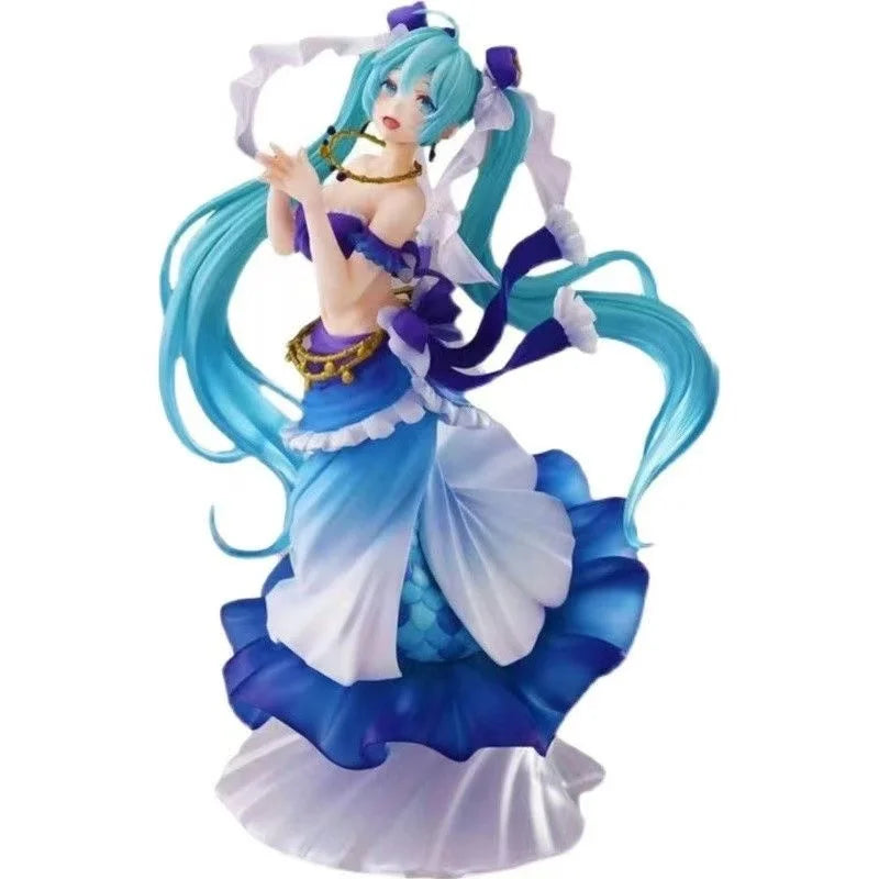 In Stock Genuine Hatsune Miku Artist Masterpiece Fairy Tale Princess Series Little Mermaid Anime Figure Model Toys Gift