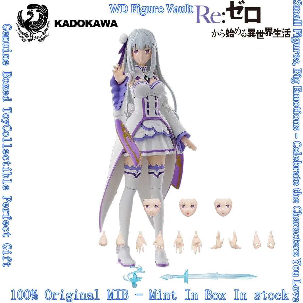 KADOKAWA Plastic Model Re:ZERO Emilia DX Ver. Swimsuit & Gown Dual Body Pre-colored Ready Stock