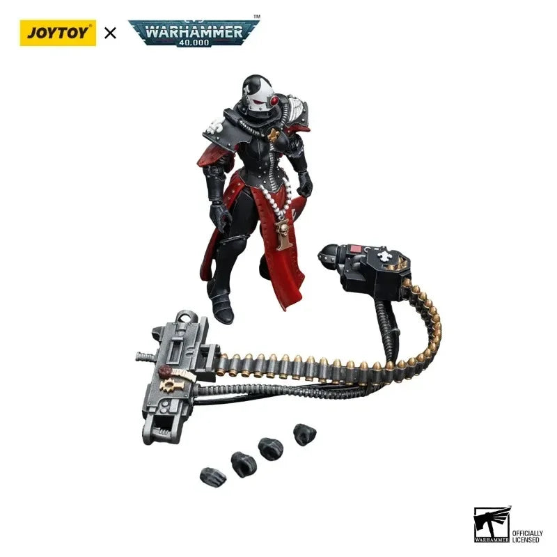 【In Stock】JOYTOY  40k 1/18 Action Figures Anime 10.7cm Adepta Sororitas Retributor with Heavy Flamer Collection Model Toys