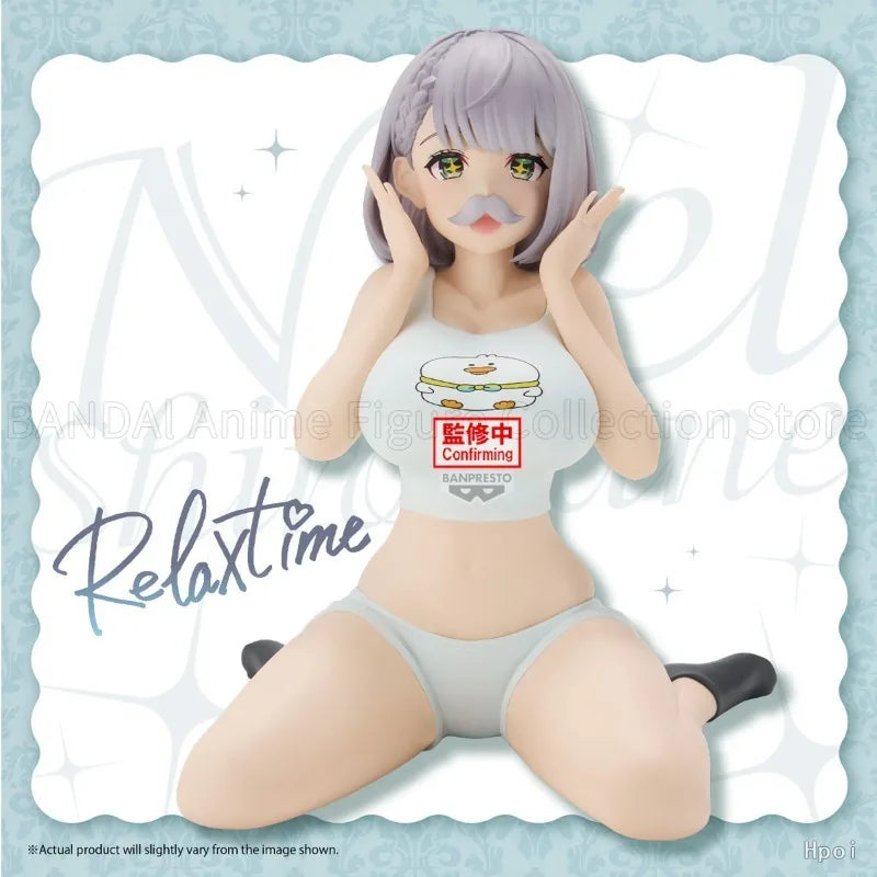 Original BANPRESTO Relax Time Hololive Shiragane Noel Colonel Ver Toys Model Decoration Gift Collection