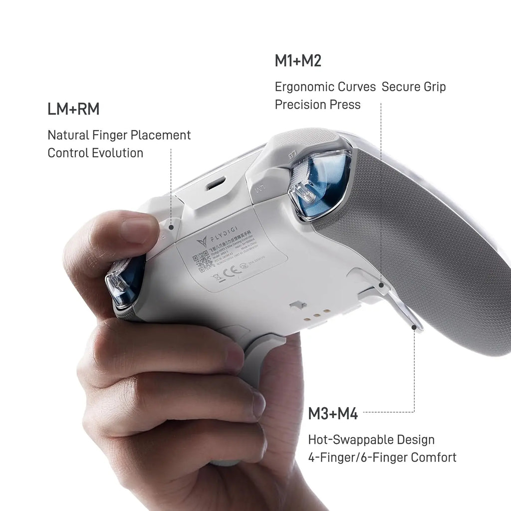 FLYDIGI Apex 5 Video Game Console Bluetooth Wireless Gaming Controller RGB Light Adjust Joystick Gamepad For PC/Android/Mobile
