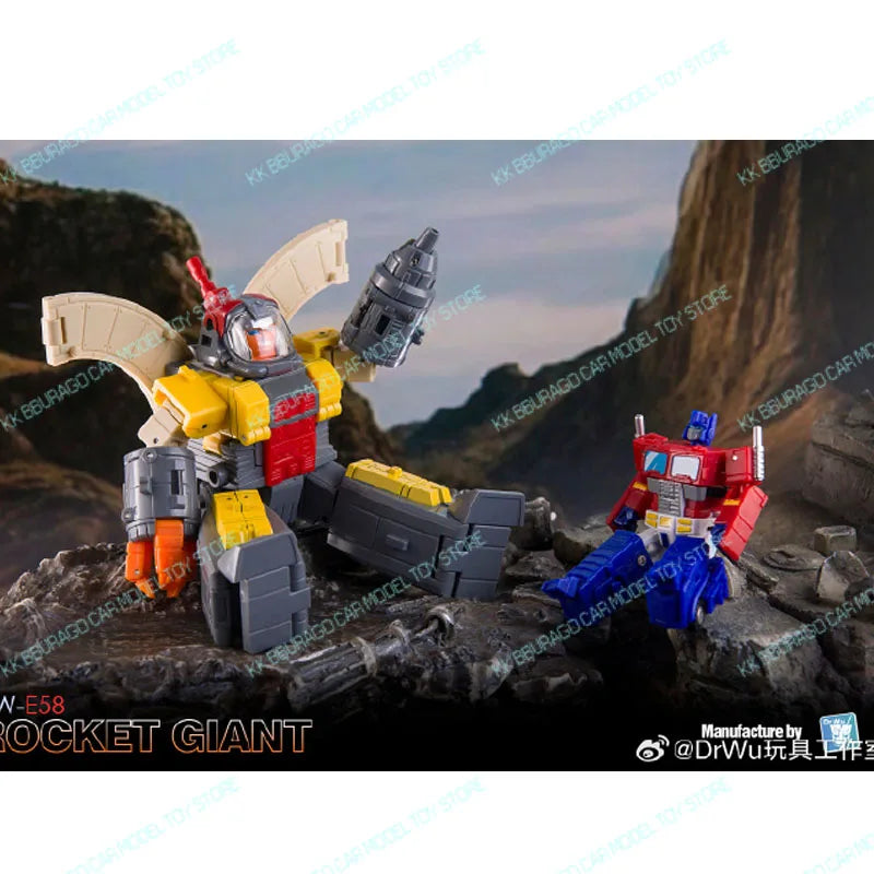 Dr.Wu DW-E58 DW-58B Omega Supreme Action Figure Rocket Giant For MINI Figurines Model Collectors Desktop Display Model Toy